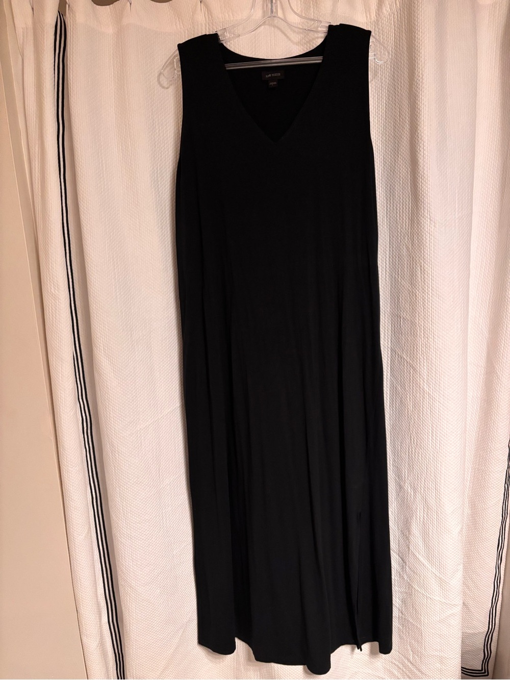 JJill Black V-Neck Maxi Dress